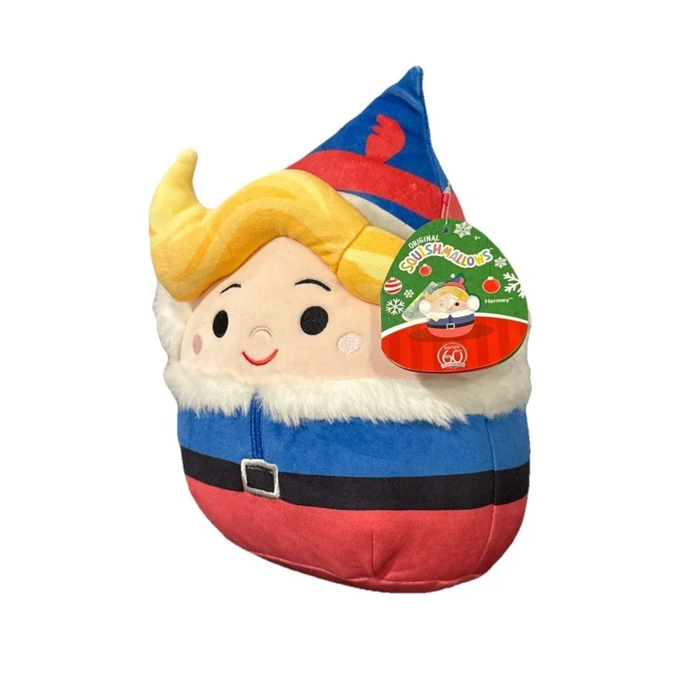 Squishmallows Rudolph the Red Nosed Reindeer Hermey‎ Dentist Elf 12